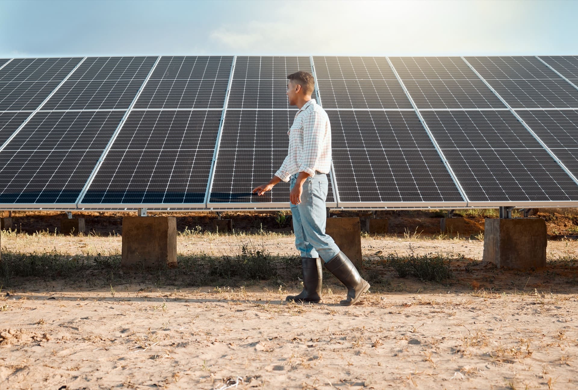 100 MW solar farm Africa